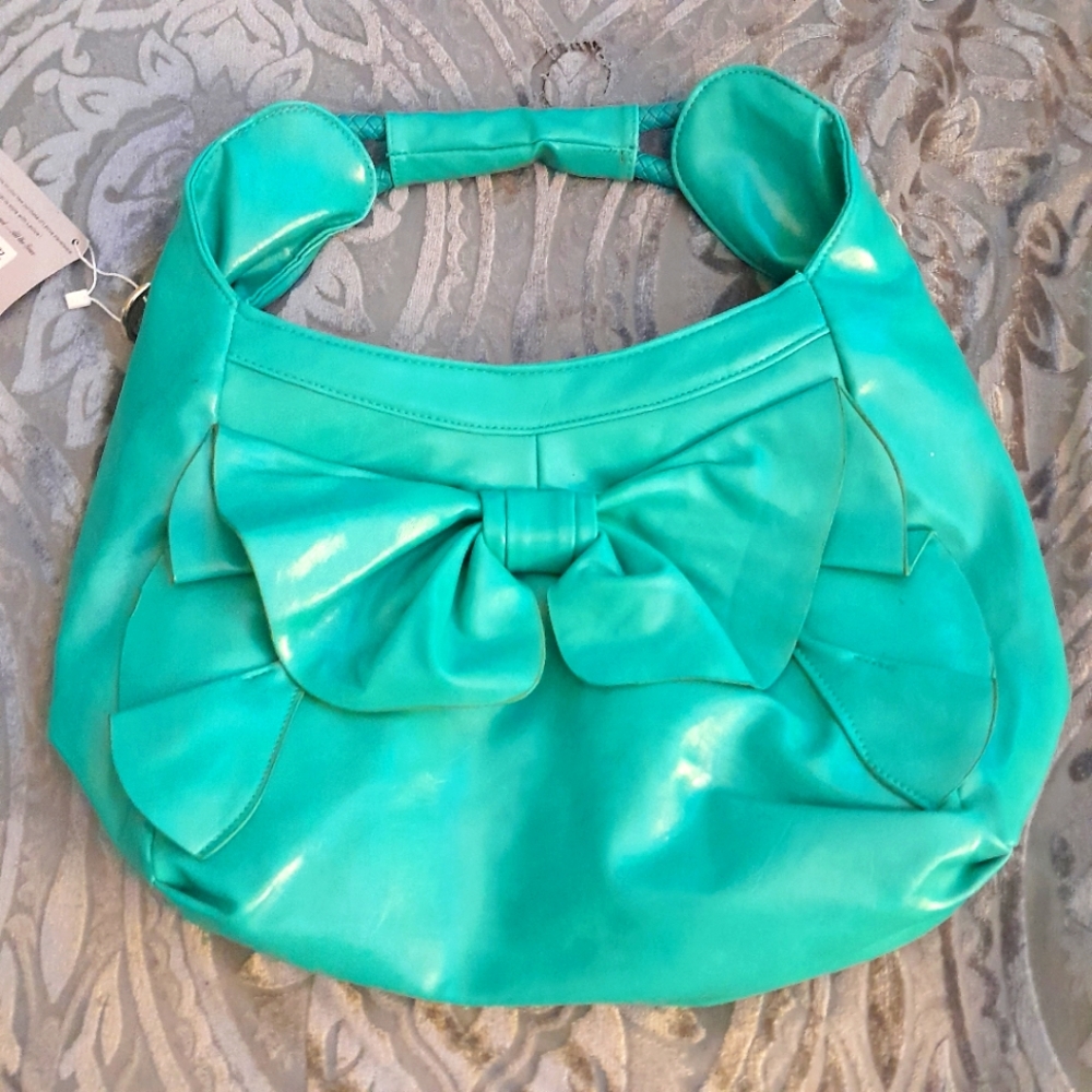 《 90s turquoise 2000s y2k shoulder bag》